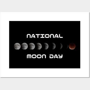 National Moon Day Posters and Art